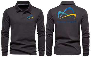 MACKAY AIRPORT LONG SLEEVE POLO